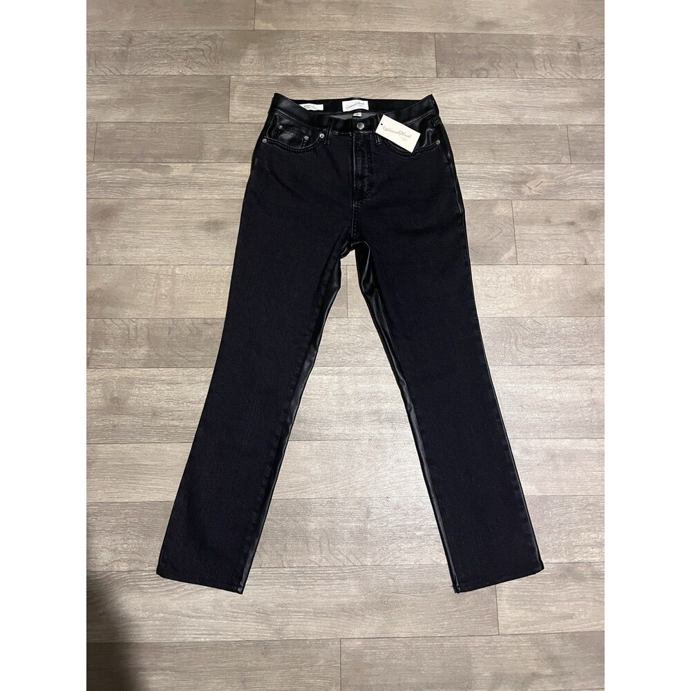 Universal Thread Women's Mid-Rise 80's Slim Fit Jeans Black Size 6R